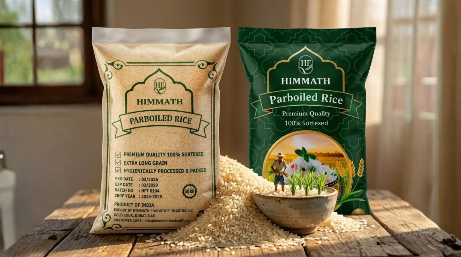Parboiled rice vs Raw vs Steam  Explained | Ultimate Bulk Buyer’s Guide | Himmath Foodstuff Dubai
