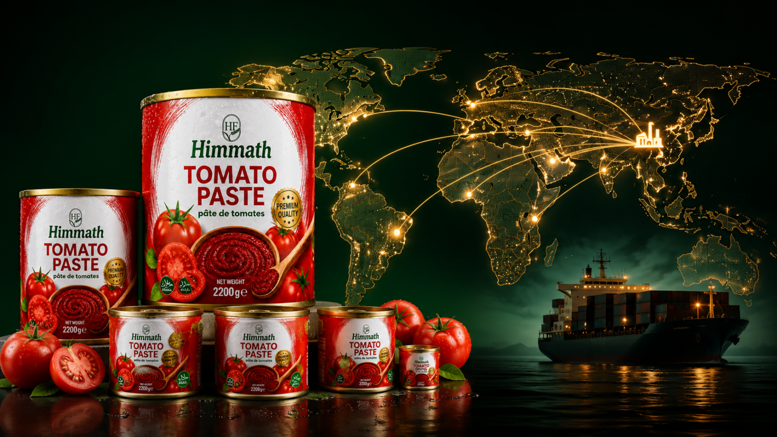 china tomato paste direct to your port exporter